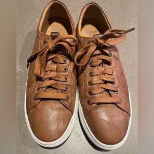 Johnston & Murphy Men's Banks Lace-To-Toe Sneaker Tan Size 9.5